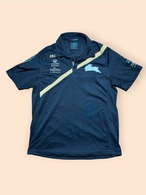 2004 Men’s ISC Rugby South Sydney Rabbitohs Polo Jersey Size XL
